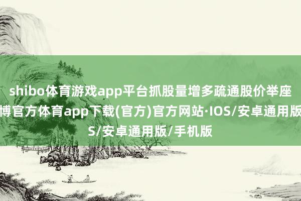 shibo体育游戏app平台抓股量增多疏通股价举座上升-世博官方体育app下载(官方)官方网站·IOS/安卓通用版/手机版