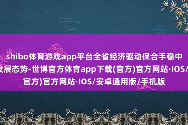 shibo体育游戏app平台全省经济驱动保合手稳中向好、好中向新的发展态势-世博官方体育app下载(官方)官方网站·IOS/安卓通用版/手机版