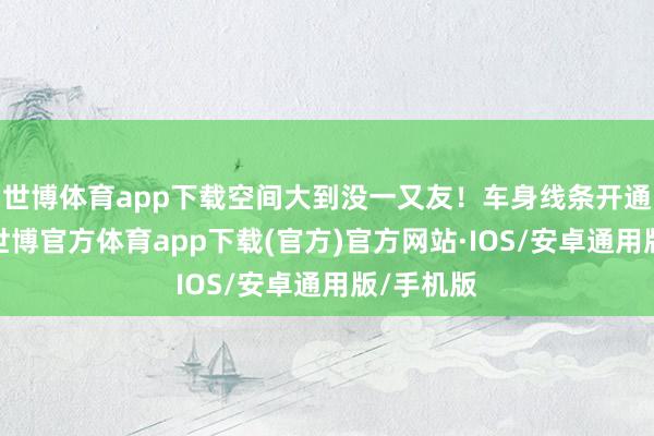 世博体育app下载空间大到没一又友！车身线条开通又机敏-世博官方体育app下载(官方)官方网站·IOS/安卓通用版/手机版