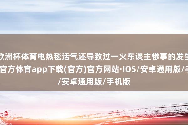 欧洲杯体育电热毯活气还导致过一火东谈主惨事的发生-世博官方体育app下载(官方)官方网站·IOS/安卓通用版/手机版