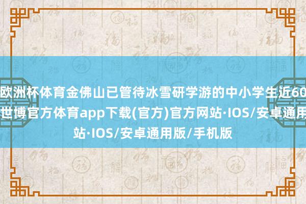 欧洲杯体育金佛山已管待冰雪研学游的中小学生近6000东谈主-世博官方体育app下载(官方)官方网站·IOS/安卓通用版/手机版