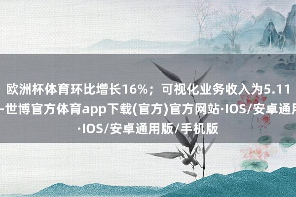 欧洲杯体育环比增长16%；可视化业务收入为5.11亿好意思元-世博官方体育app下载(官方)官方网站·IOS/安卓通用版/手机版